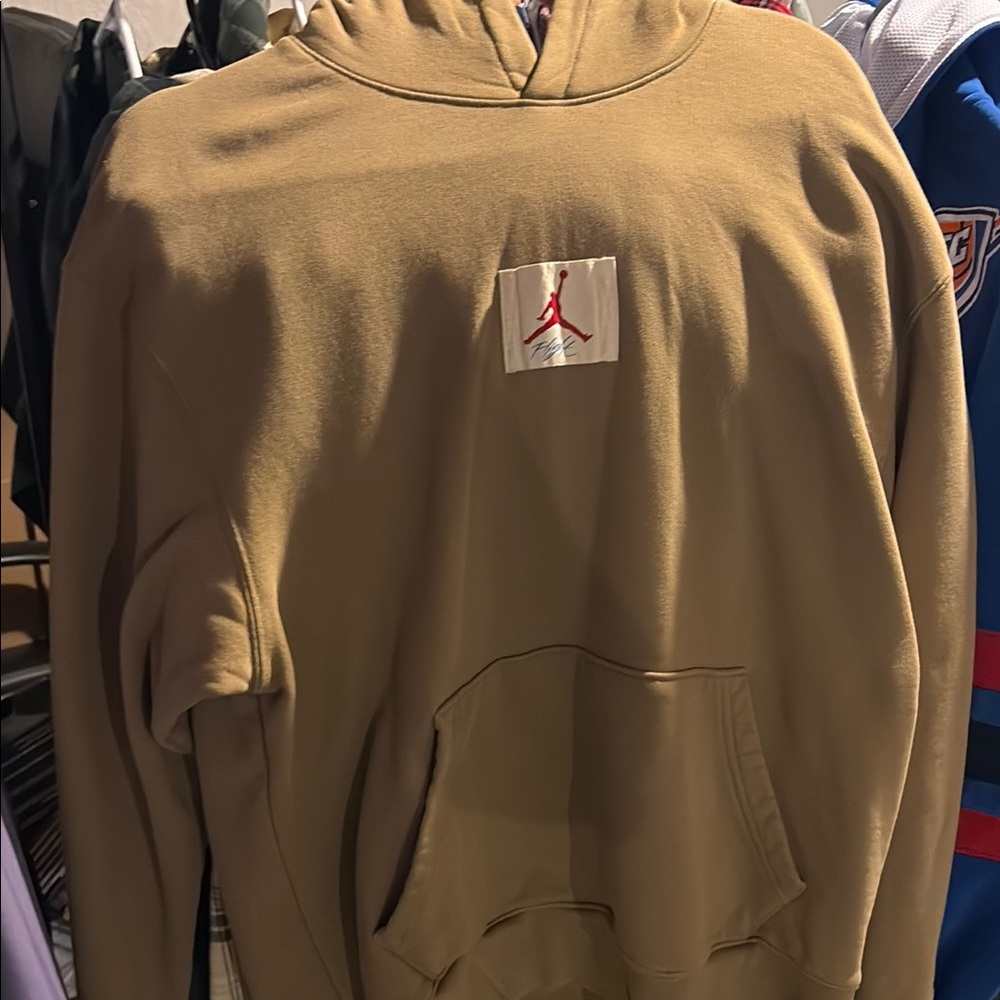 Jordan Tan Sweatshirt Versatile Casual Wear Two18 edition
